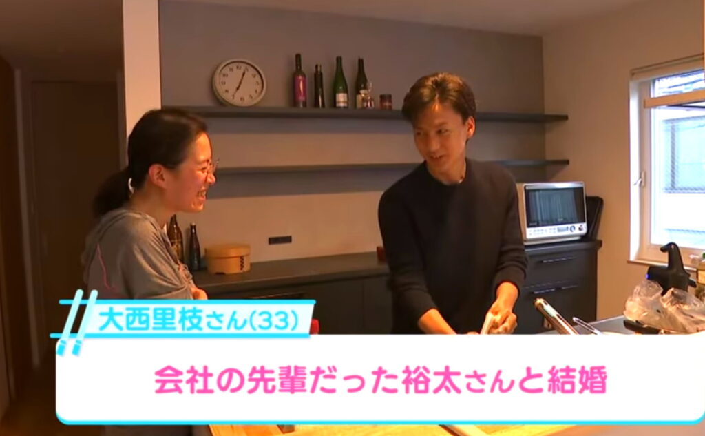 いけず女将・大西里枝 夫 旦那 馴れ初め 出典：ABCテレビニュース YouTubeチャンネルより