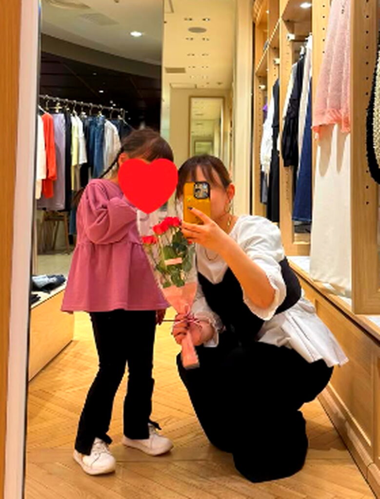 優木瑛美 子供 出典：インスタグラムより