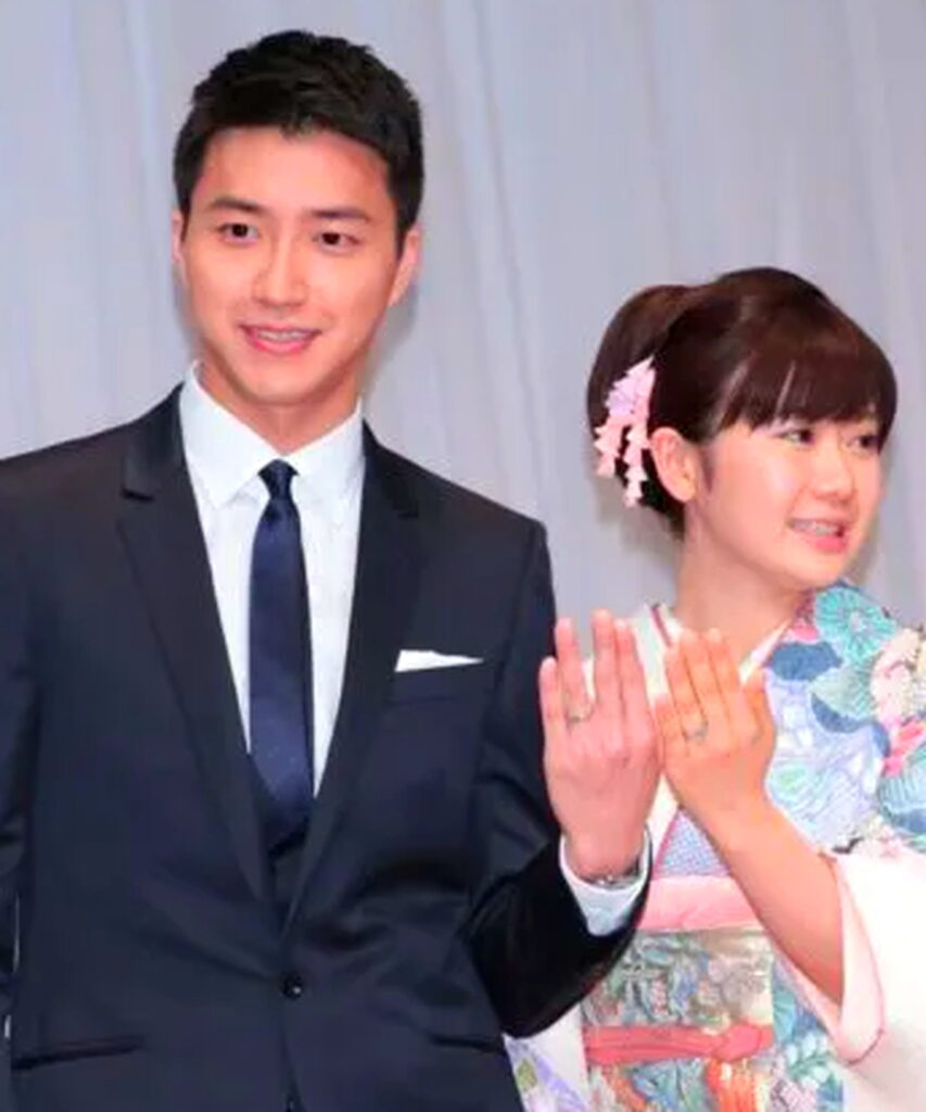 福原愛 元夫・江宏傑 出典：NEWSポストセブンより