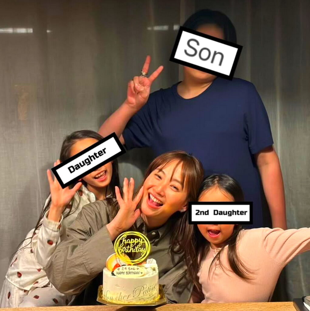 藤本美貴 子供 出典：インスタグラムより